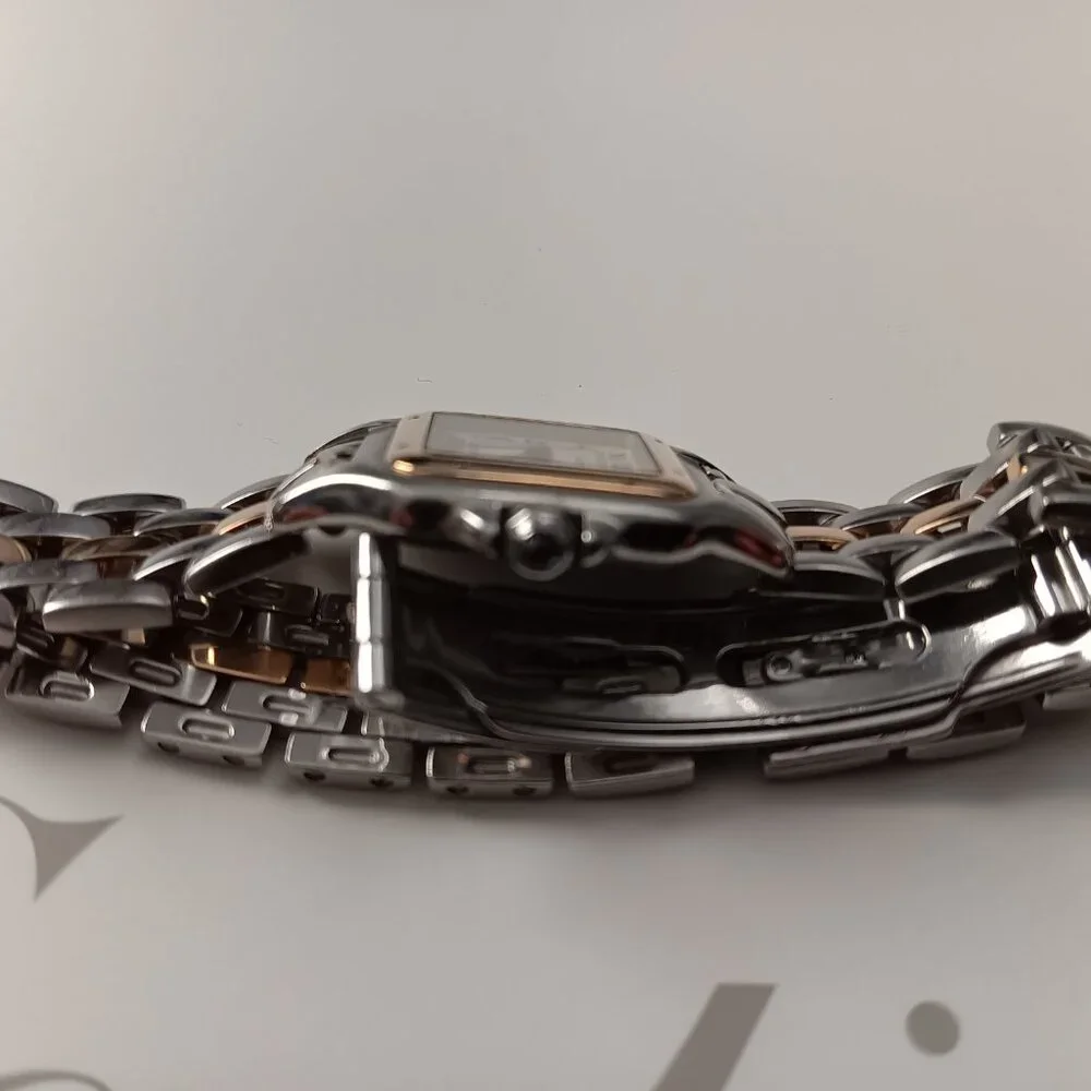 CARTIER GOLD AND SILVER LADIES WATCH - Picture 9 of 11